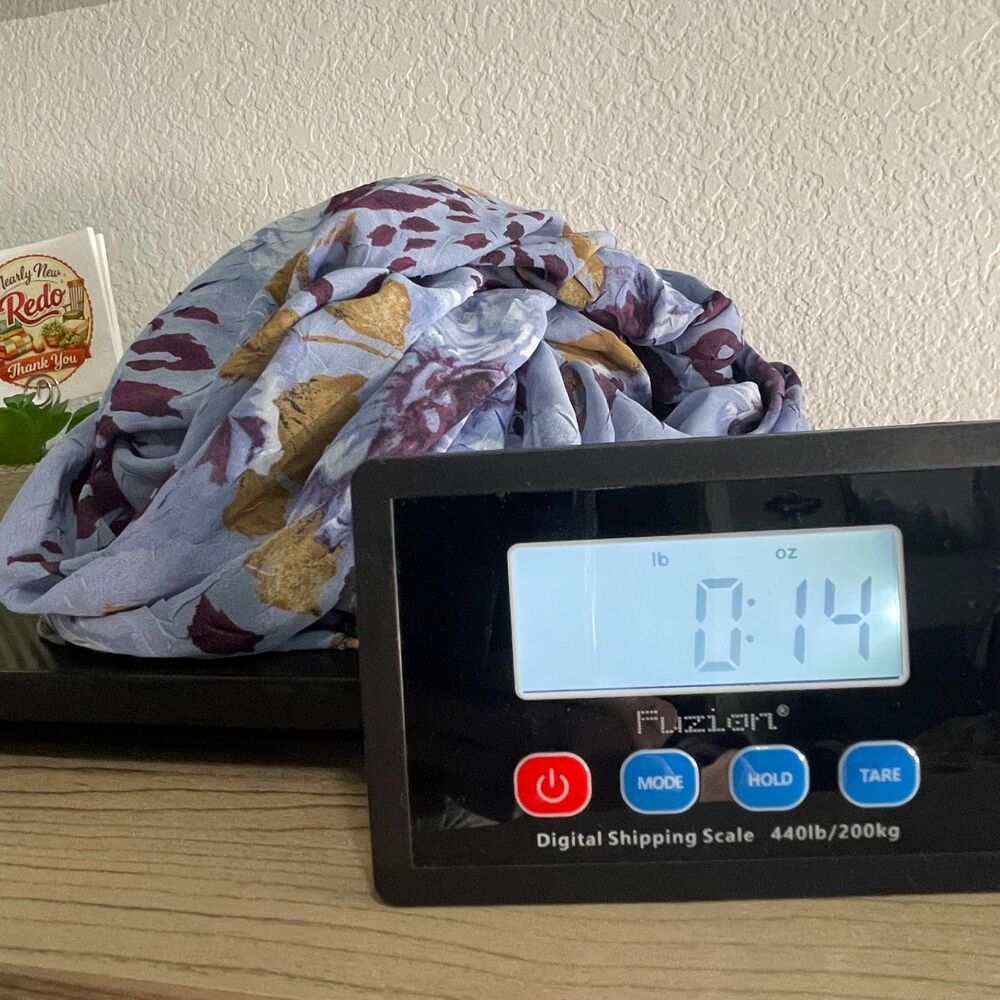 Sensara 1X Blue Purple Floral Leopard Nightgown & Robe Set 2 PC Sleepwear Lounge - Picture 13 of 13
